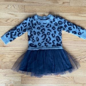 Art Class leopard sweater dress
